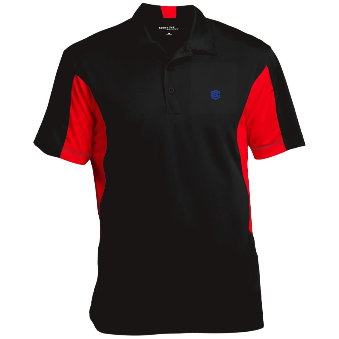 Illustrator Blue Logo ST655 Men's Colorblock Performance Polo