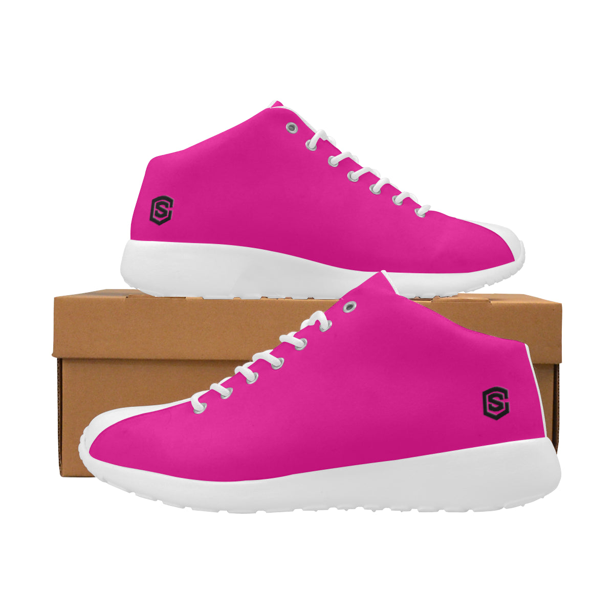 black logo Men's Basketball Training Shoes (Model 47502)