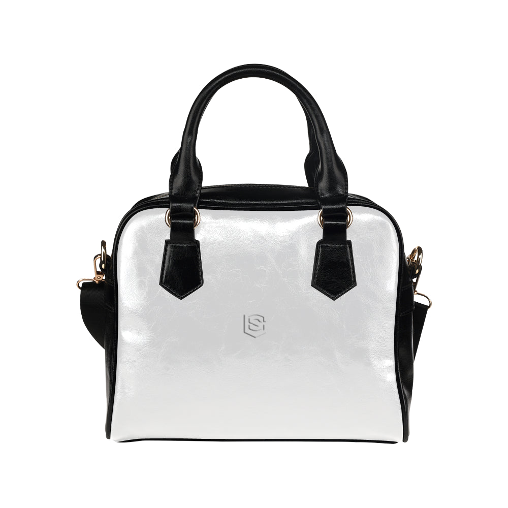 WHITE Shoulder Handbag white logo Shoulder Handbag (Model 1634)