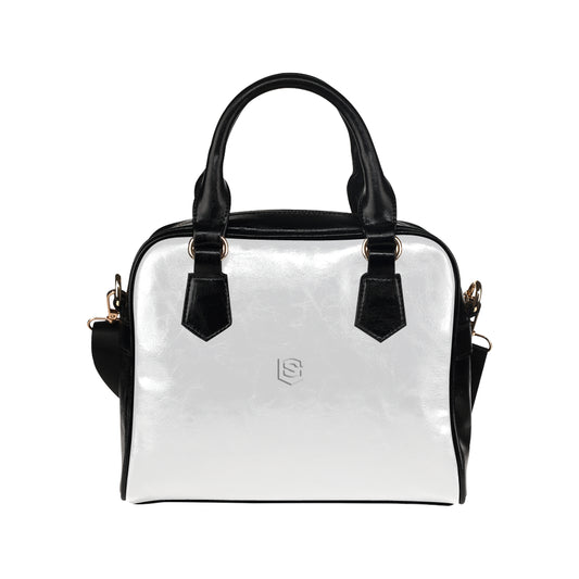 WHITE Shoulder Handbag white logo Shoulder Handbag (Model 1634)