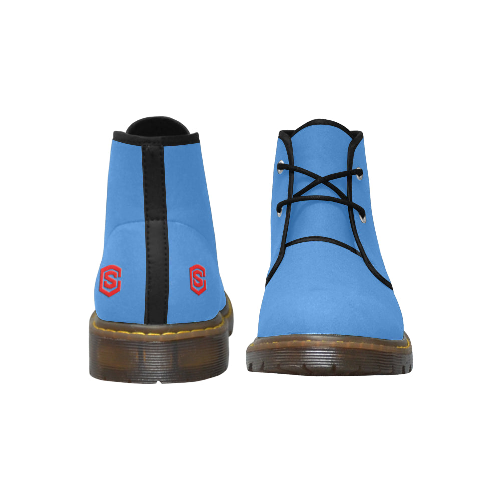 Red Logo Men's Nubuck Chukka Boots (Model 2402)