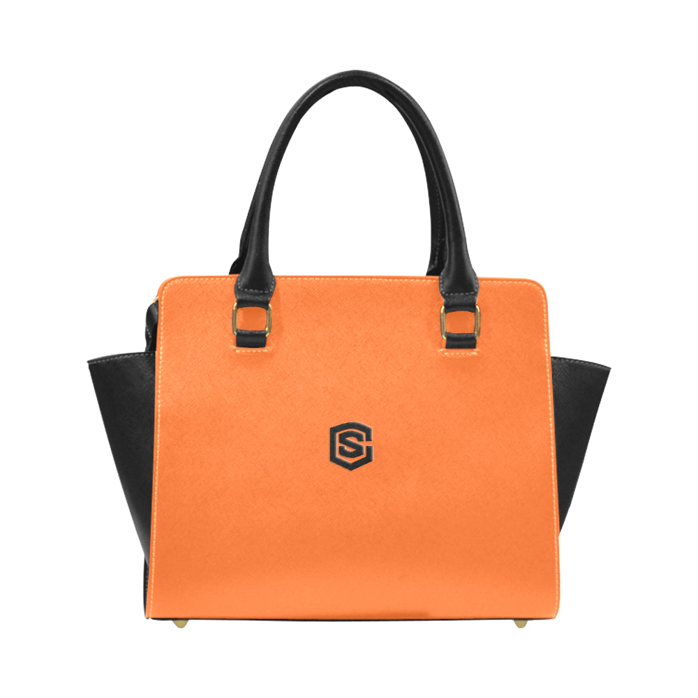 BLACK CLASSIC SHOULDER HANDBAG black logo Classic Shoulder Handbag (Model 1653)