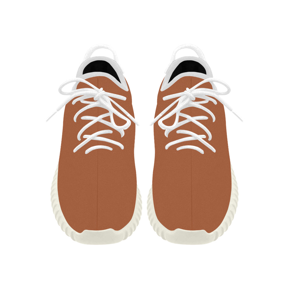 white logo Grus Women's Breathable Woven Running Shoes (Model 022)