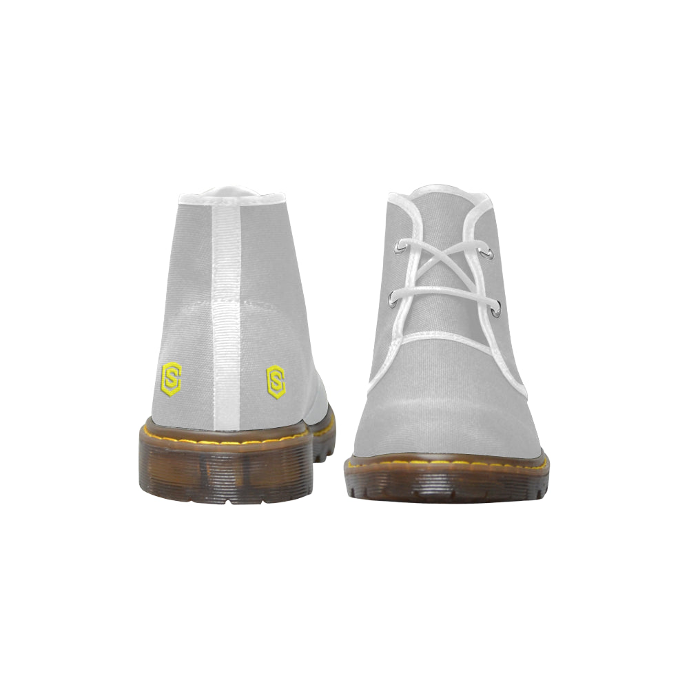 yellow Men's Canvas Chukka Boots (Model 2402-1)