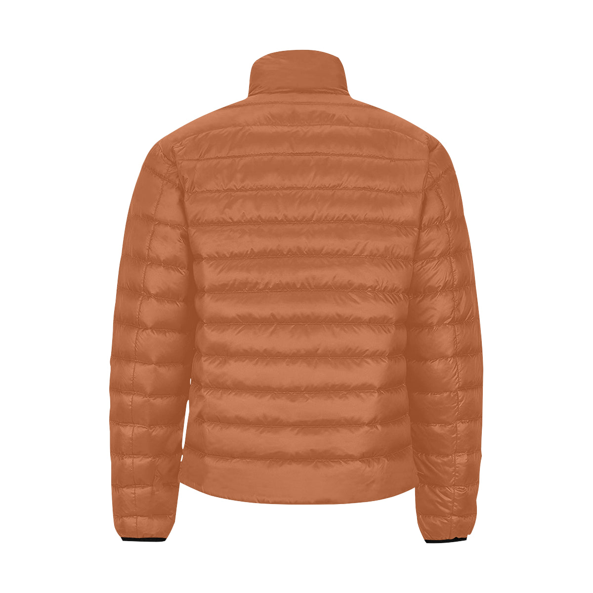 Gold Logo Men's Stand Collar Padded Jacket (Model H41)