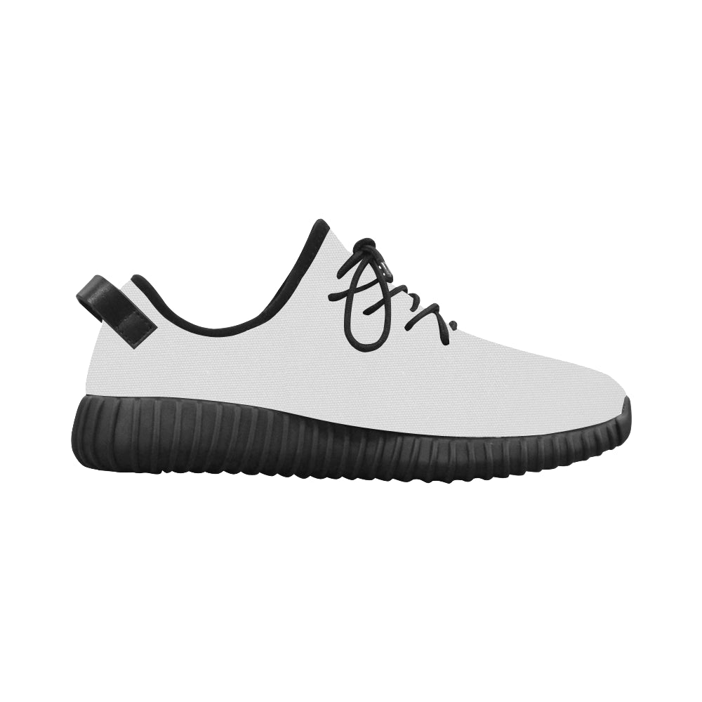black logo Grus Men's Breathable Woven Running Shoes (Model 022)