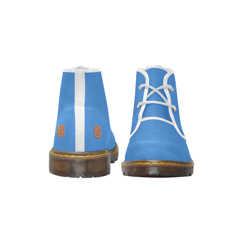 orange Men's Canvas Chukka Boots (Model 2402-1)