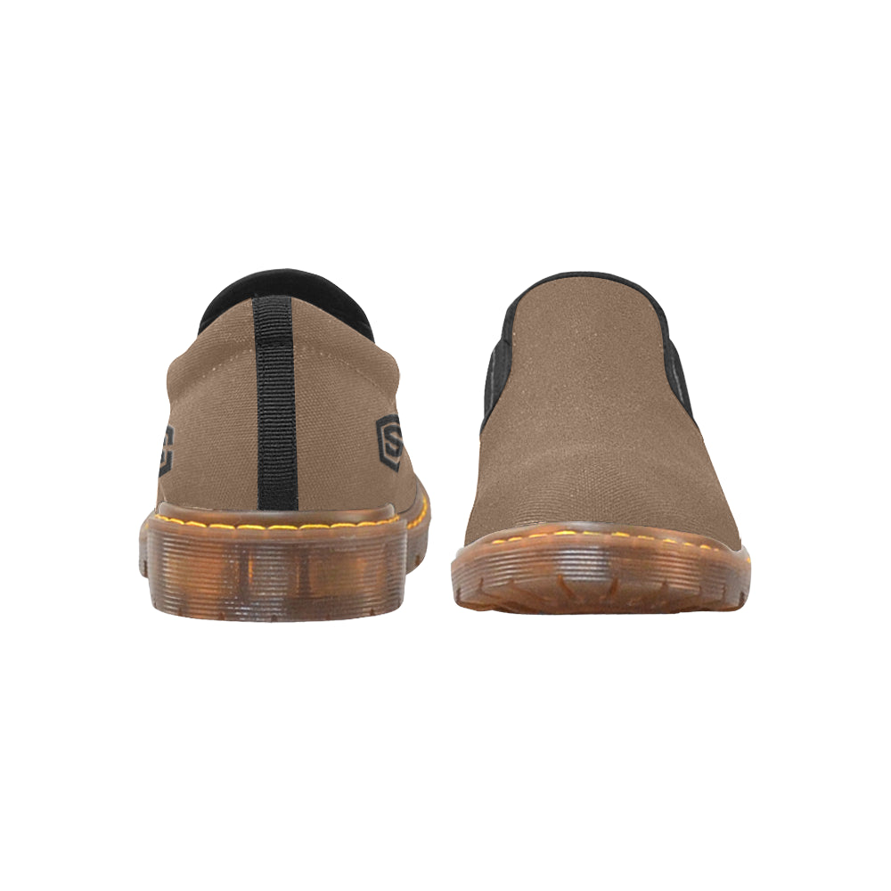 black logo Martin Men's Slip-On Loafer (Model 12031)