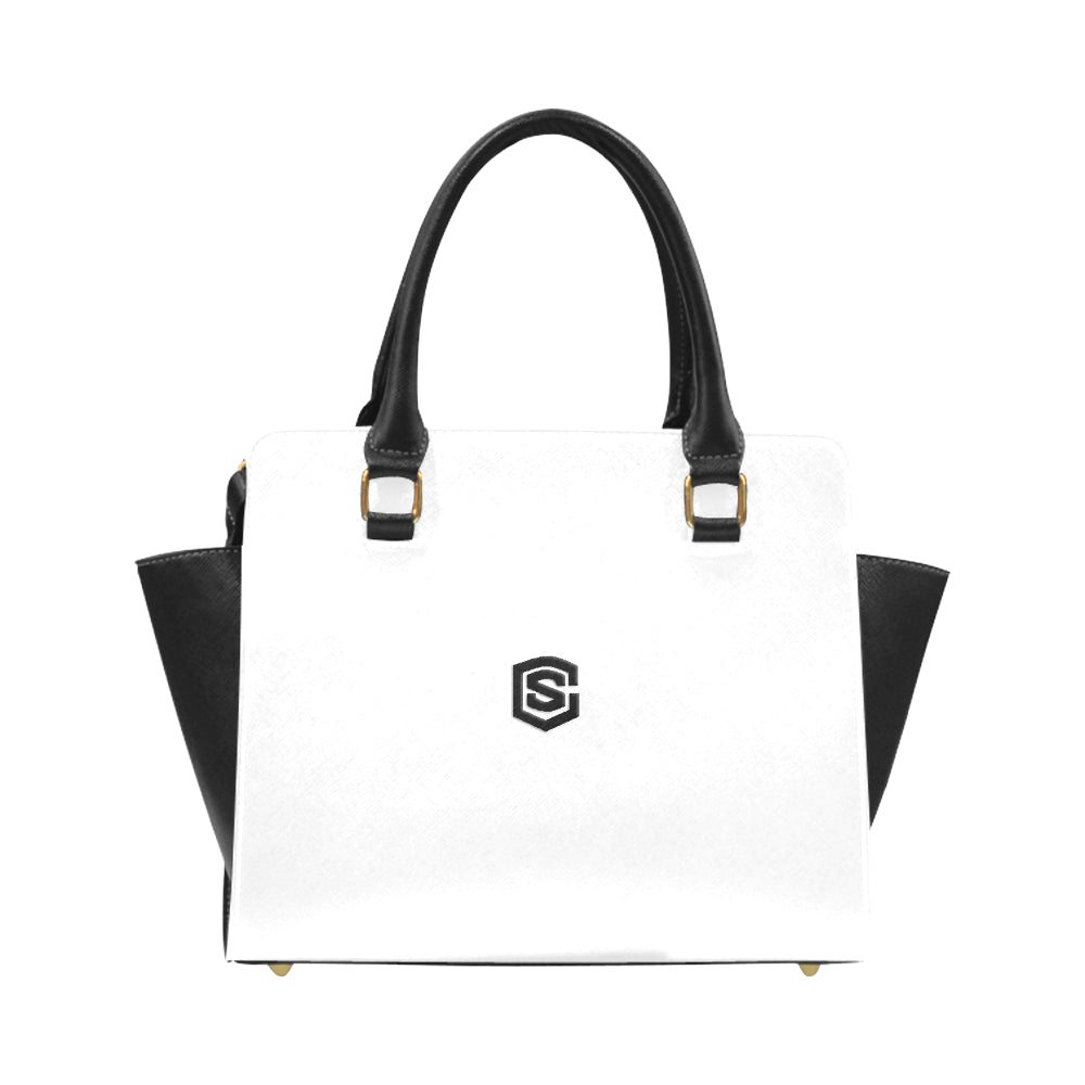 BLACK CLASSIC SHOULDER HANDBAG black logo Classic Shoulder Handbag (Model 1653)