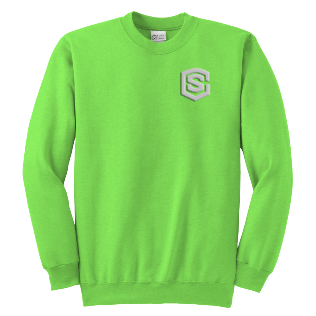 Youth Crewneck Sweatshirt WITH SILIVER LOGO