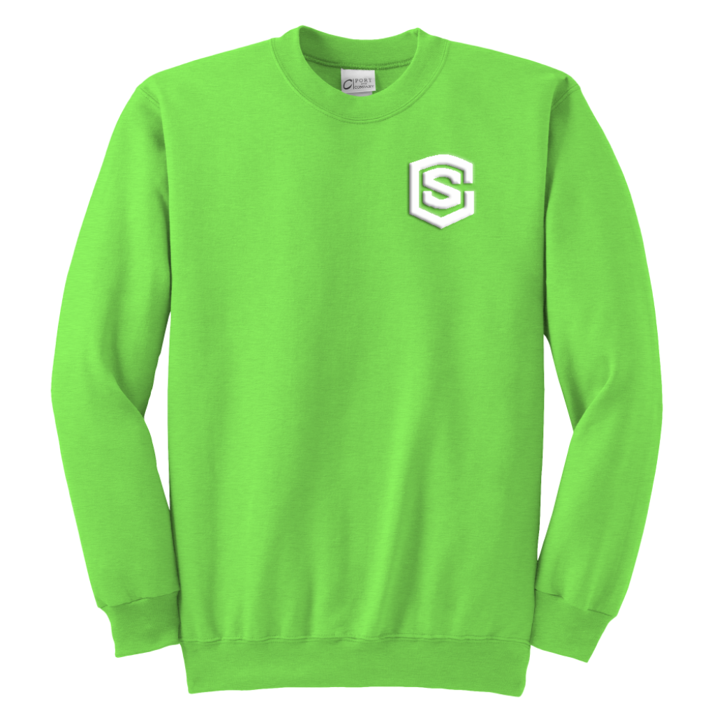 Youth Crewneck Sweatshirt WITH WHITE LOGO