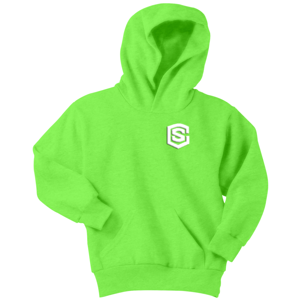 Youth Hoodie WITH WHITE LOGO