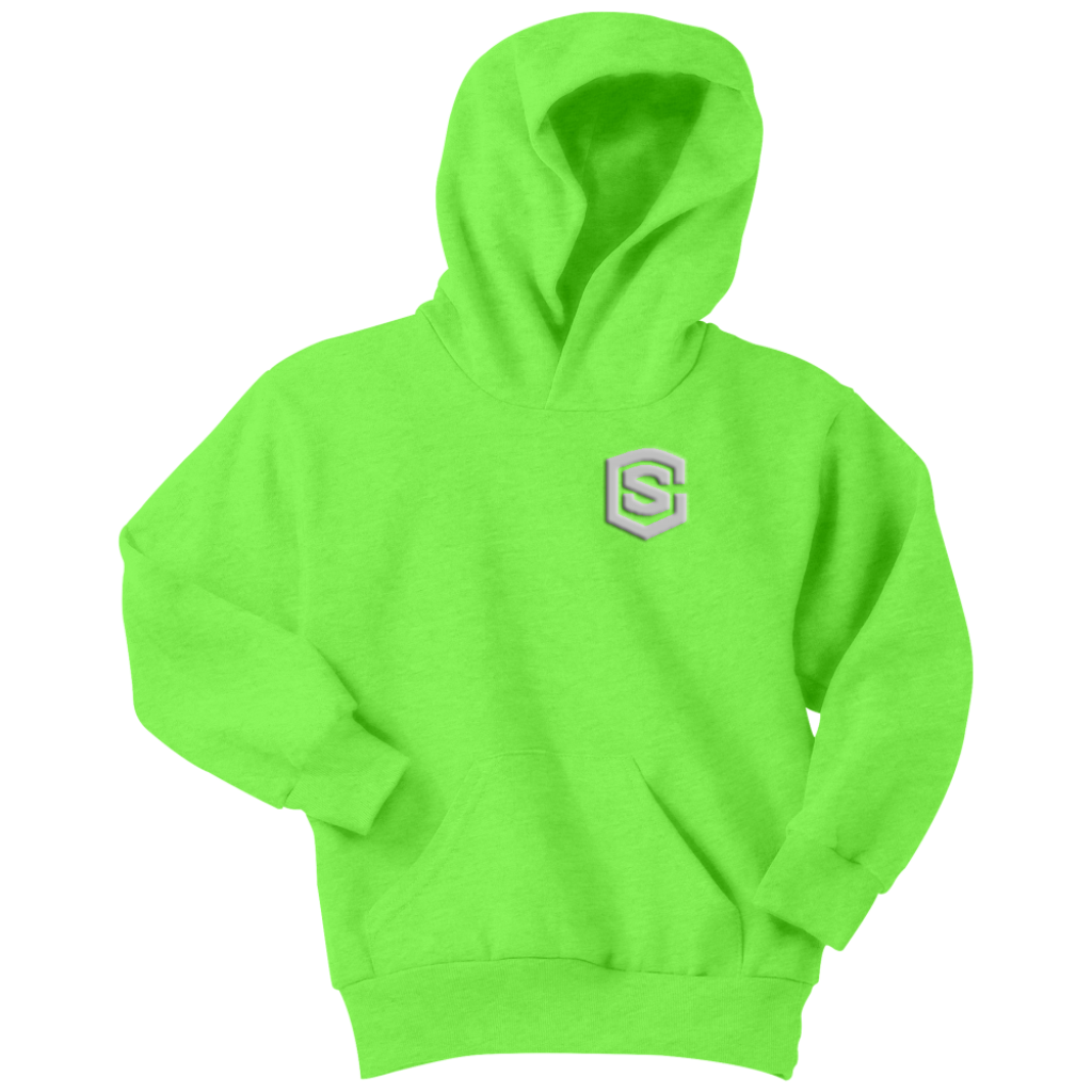 Youth Hoodie WITH SILVER LOGO