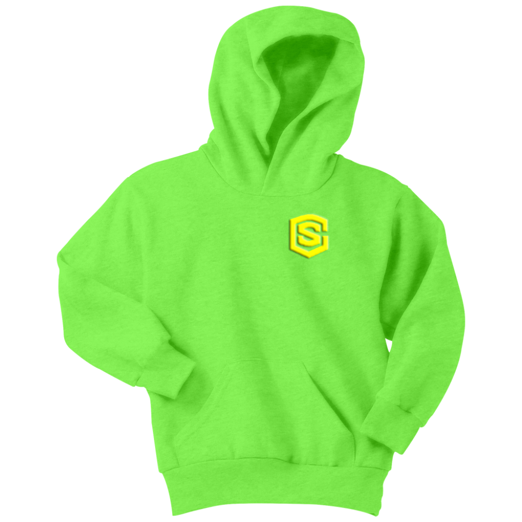 Youth Hoodie WITH YELLOW LOGO