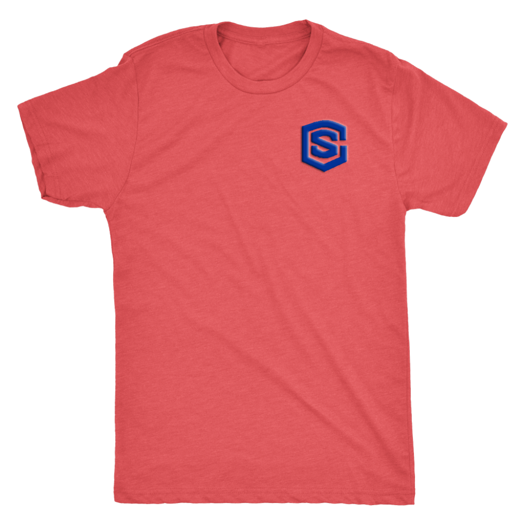 Next Level Mens Triblend WITH BLUE LOGO