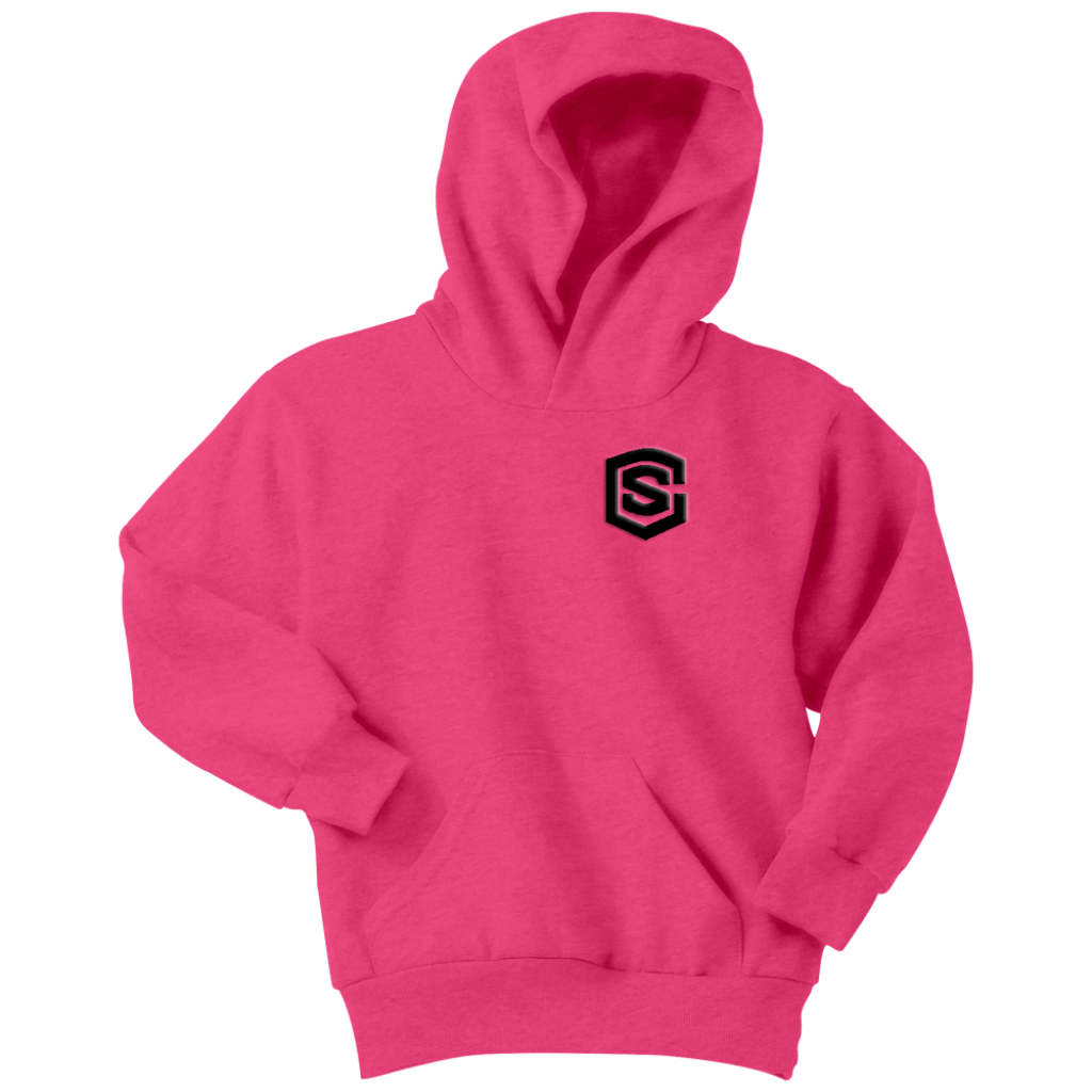 Youth Hoodie WITH BLACK LOGO