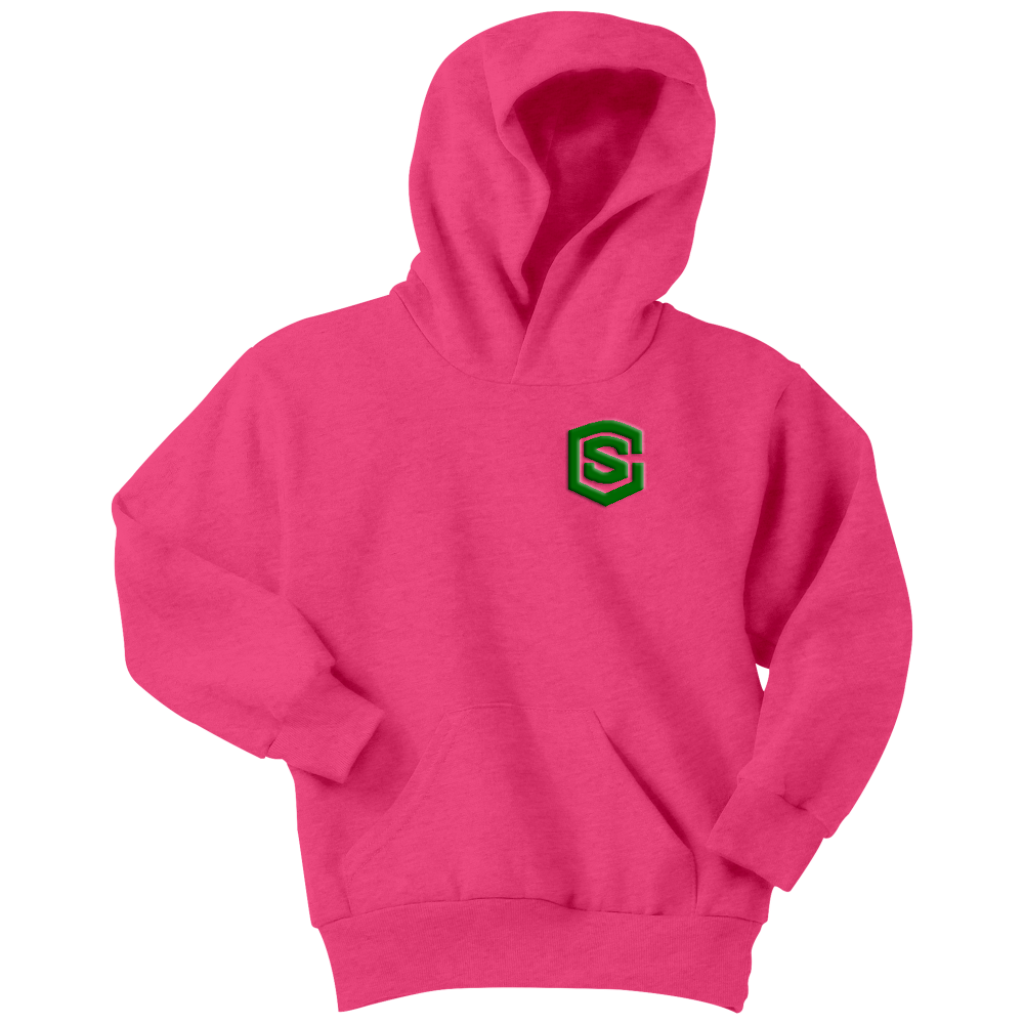Youth Hoodie WITH GREEN LOGO