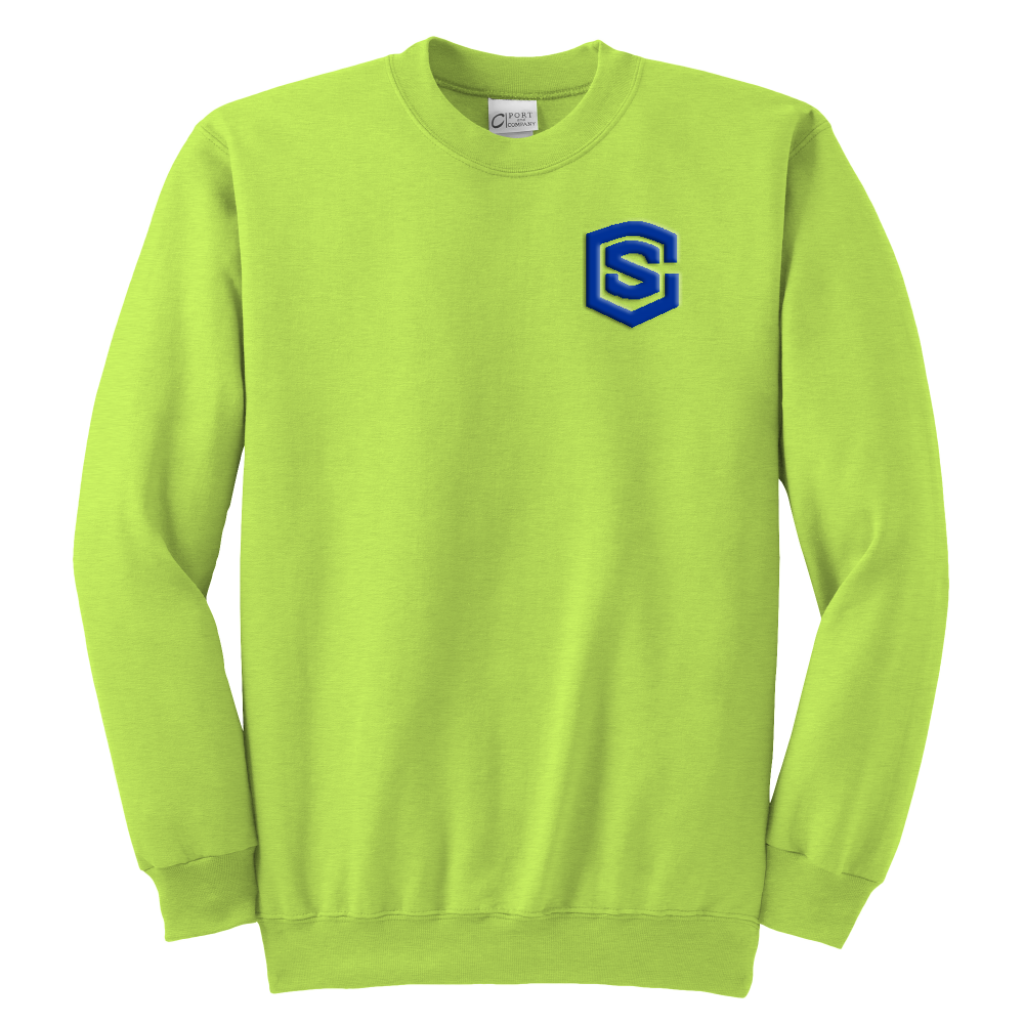 Youth Crewneck Sweatshirt WITH BLUE LOGO