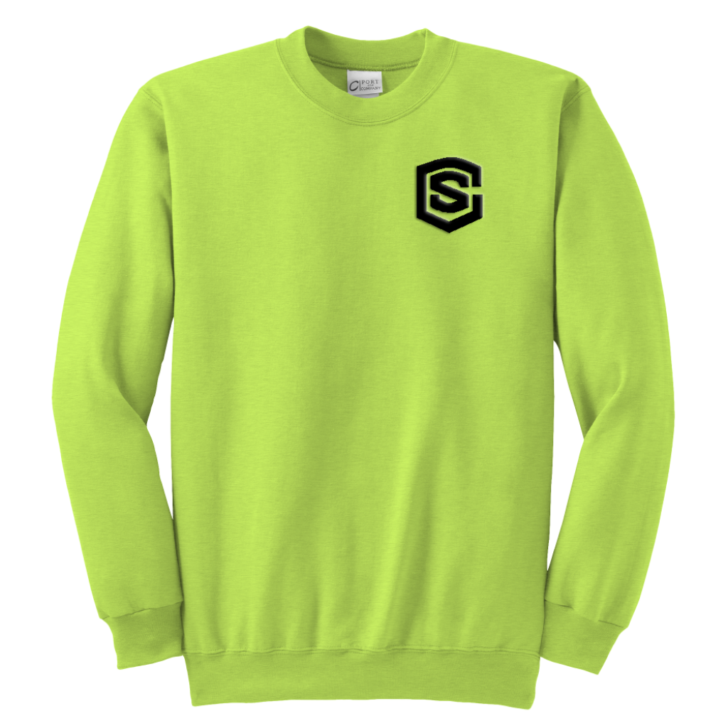 Youth Crewneck Sweatshirt WITH BLACK LOGO