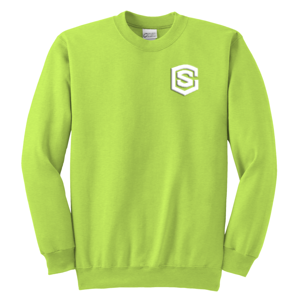 Youth Crewneck Sweatshirt WITH WHITE LOGO
