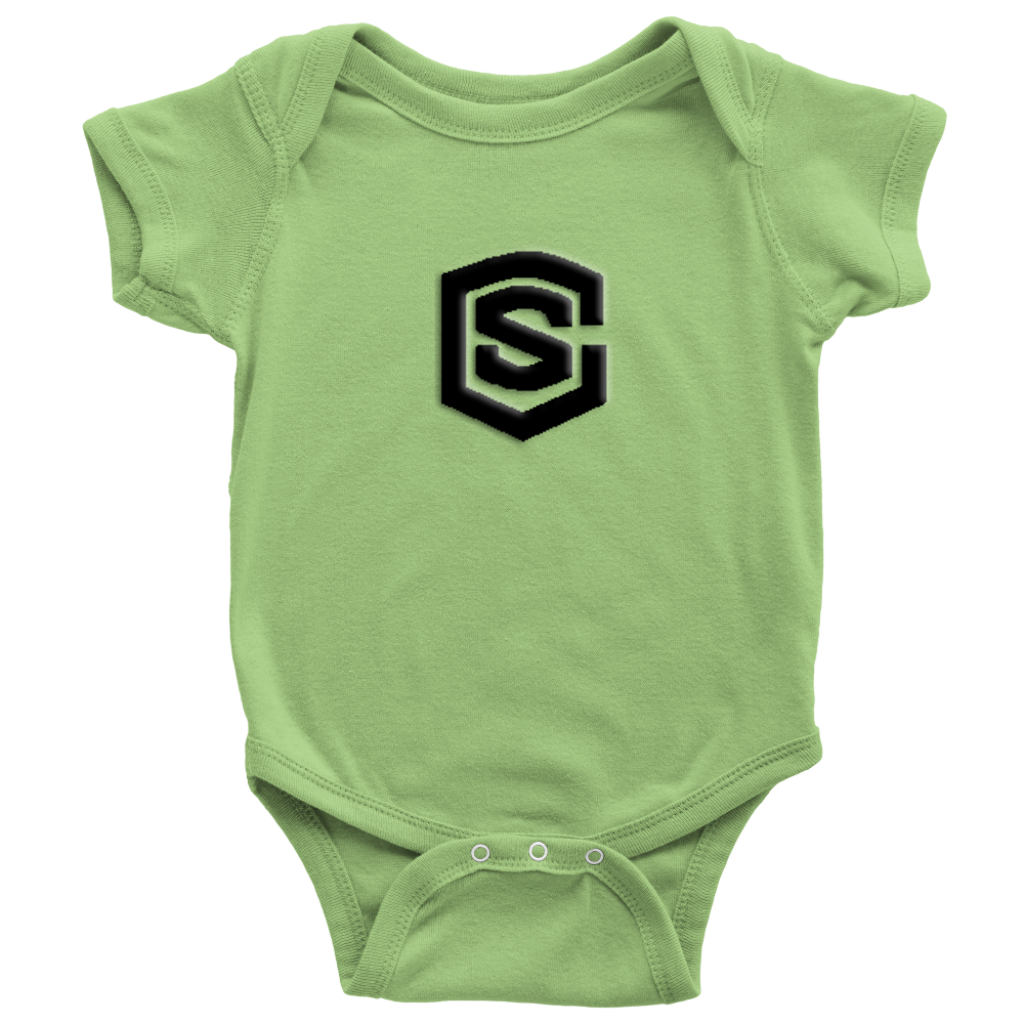 Baby Bodysuit WITH BLACK LOGO