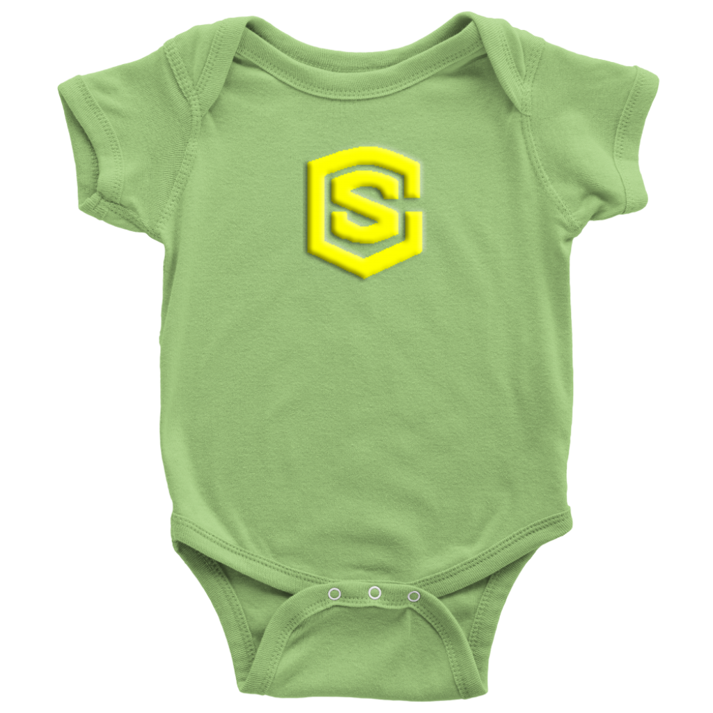 Baby Bodysuit WITH YELLOW LOGO