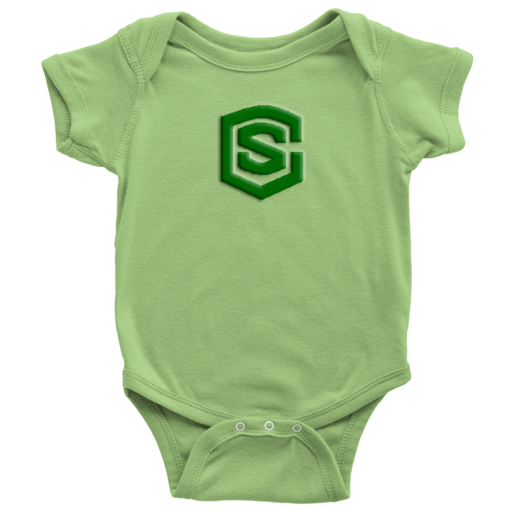 Baby Bodysuit WITH GREEN LOGO