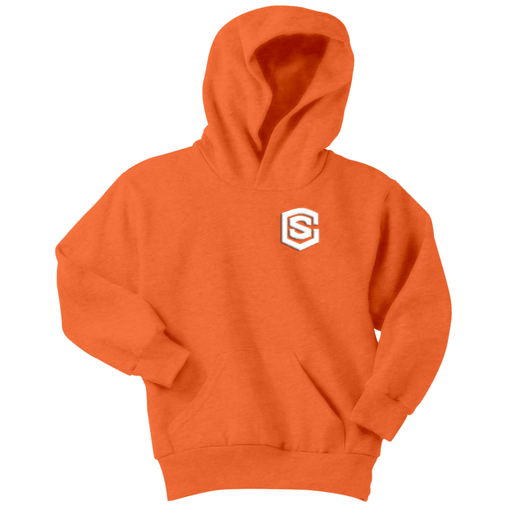 Youth Hoodie WITH WHITE LOGO