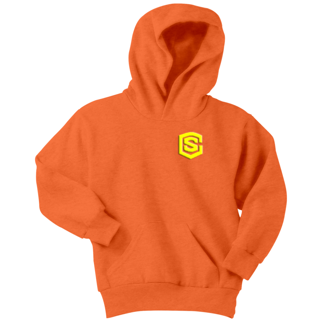 Youth Hoodie WITH YELLOW LOGO