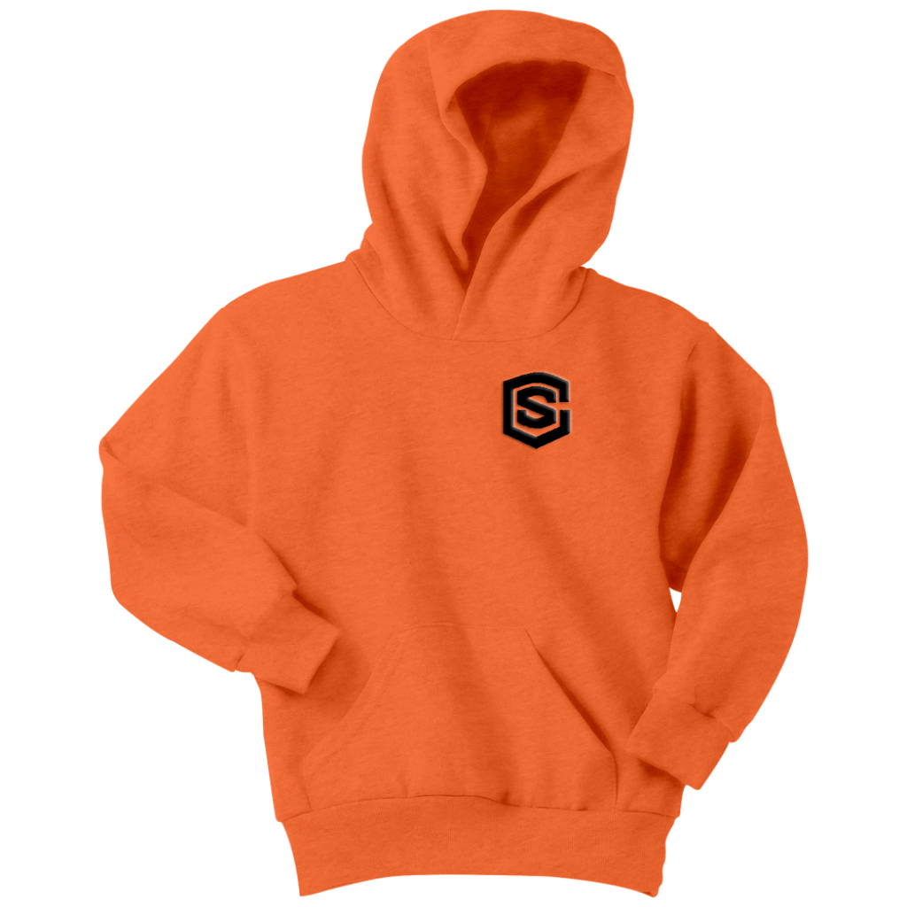 Youth Hoodie WITH BLACK LOGO