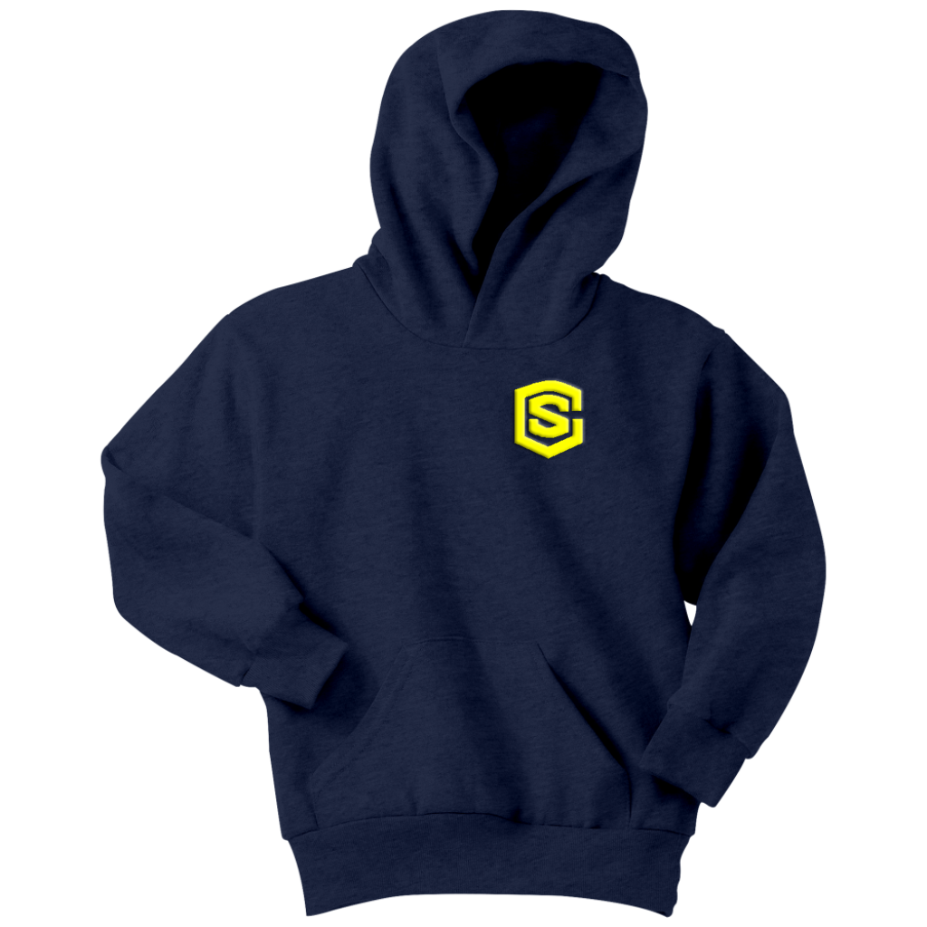 Youth Hoodie WITH YELLOW LOGO