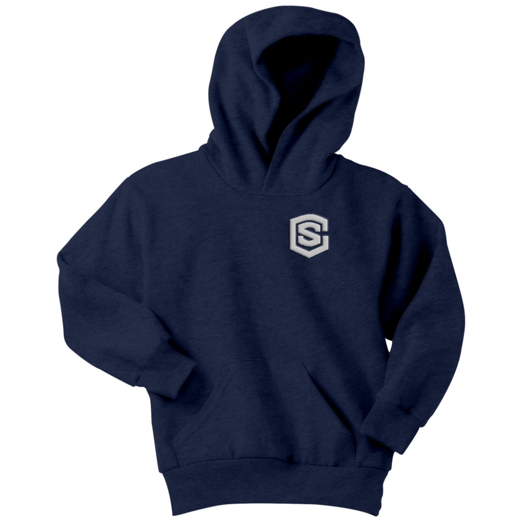 Youth Hoodie WITH SILVER LOGO