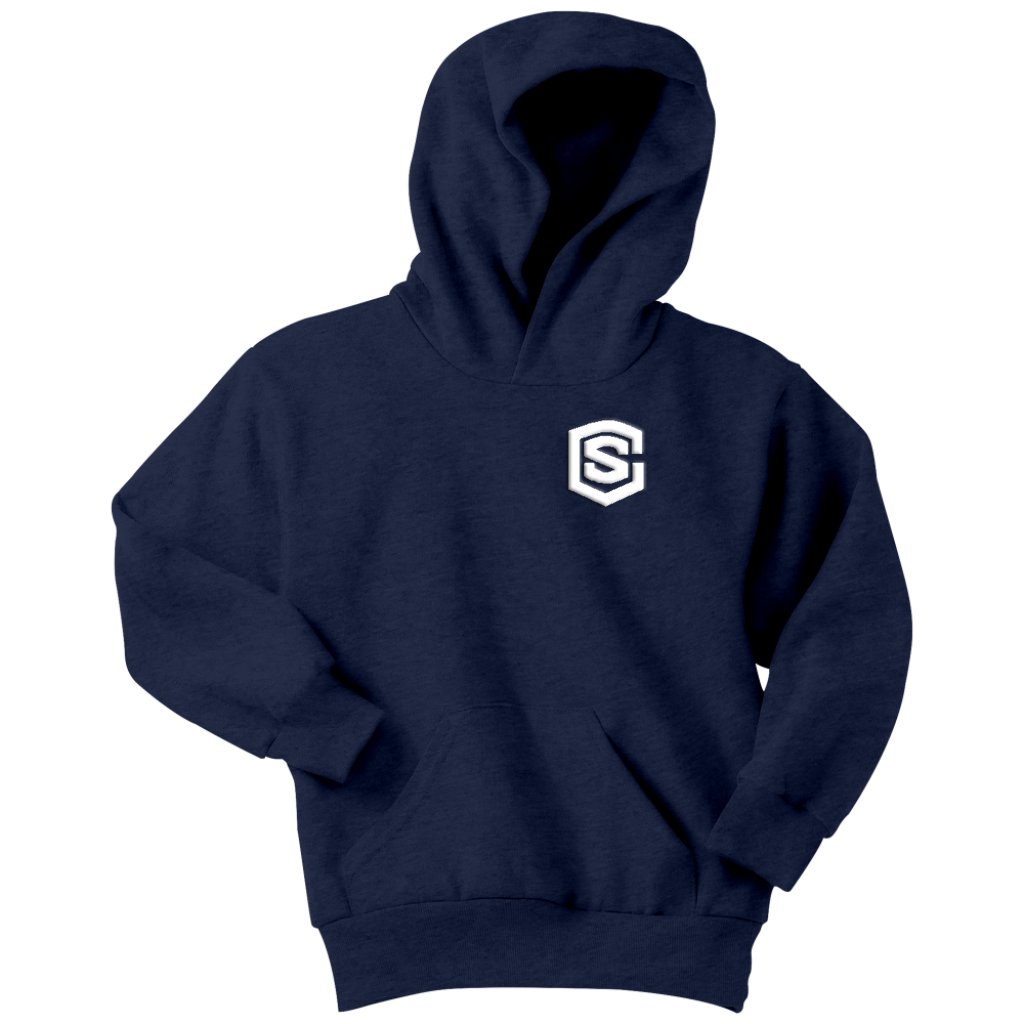 Youth Hoodie WITH WHITE LOGO