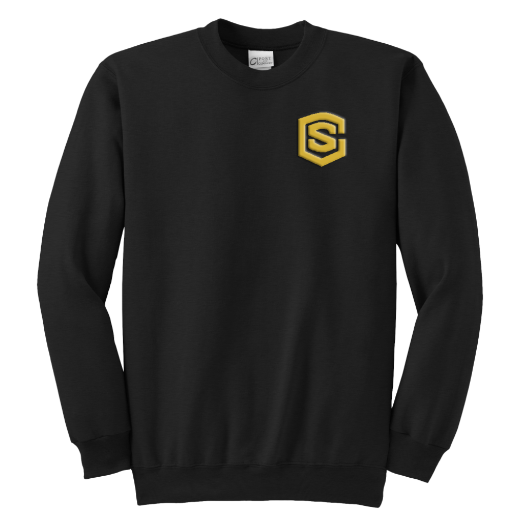 Youth Crewneck Sweatshirt WITH GOLD LOGO