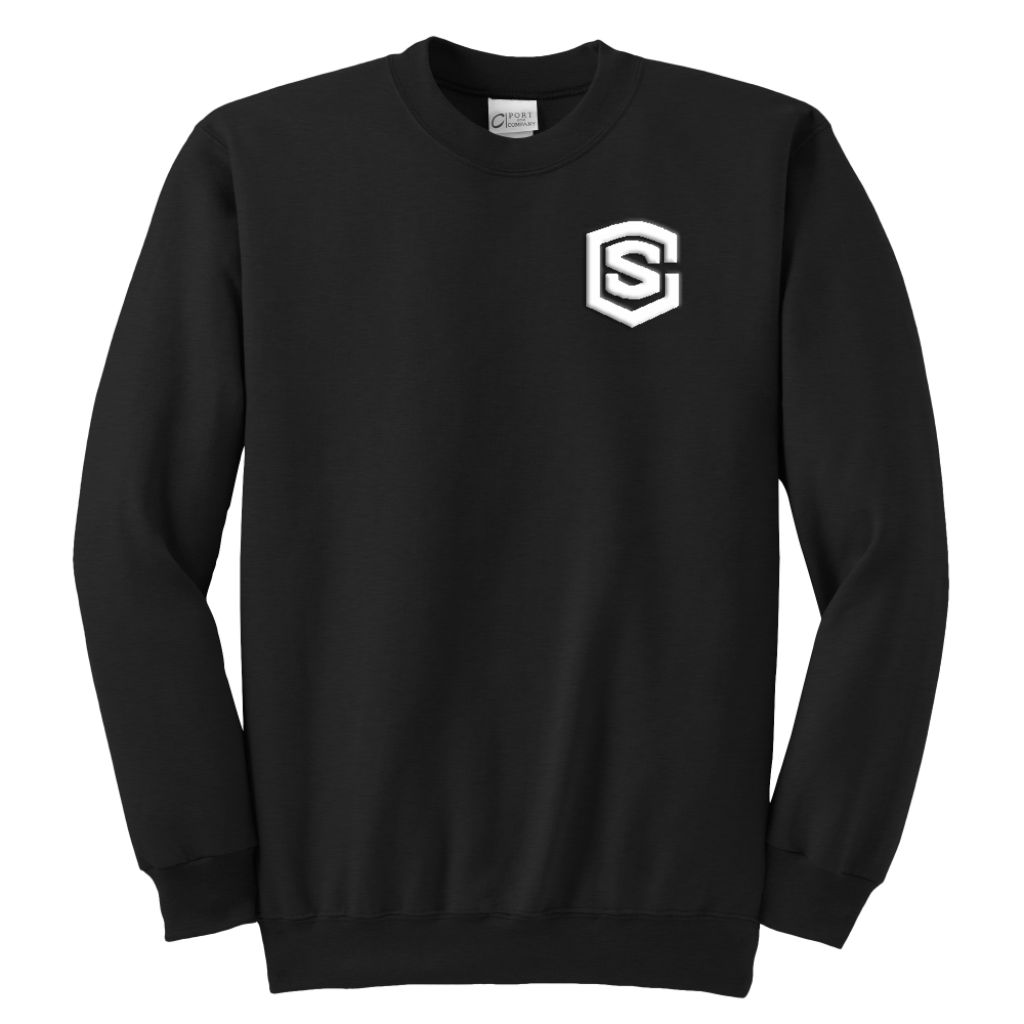 Youth Crewneck Sweatshirt WITH WHITE LOGO