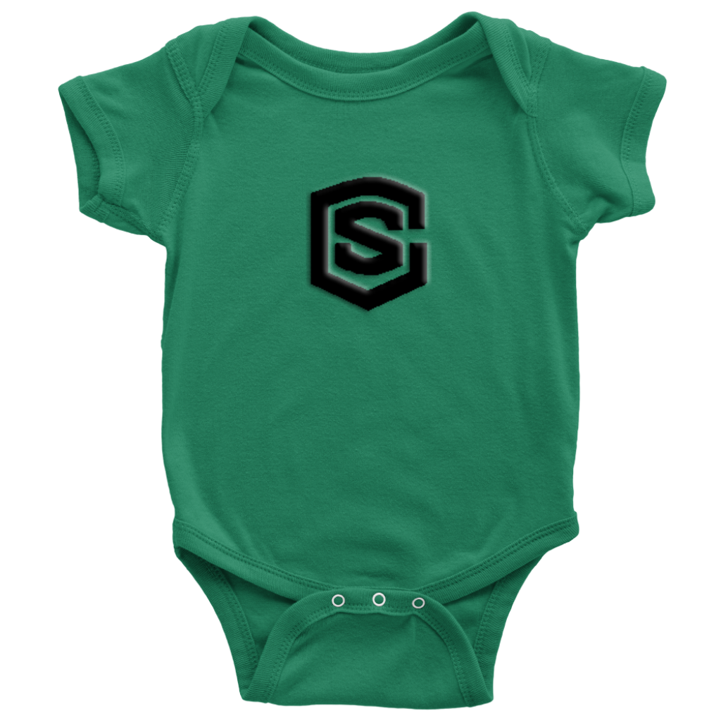 Baby Bodysuit WITH BLACK LOGO