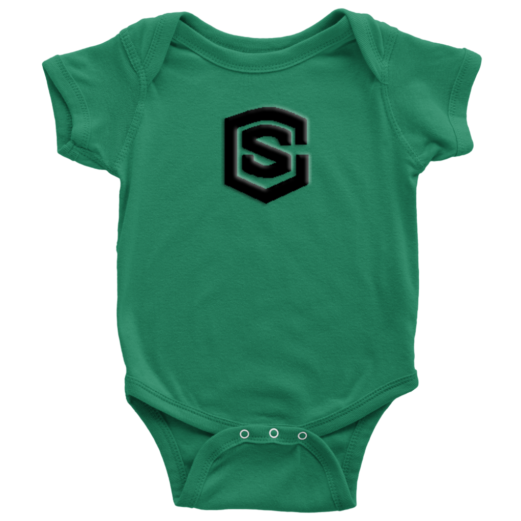 Baby Bodysuit WITH BLACK LOGO
