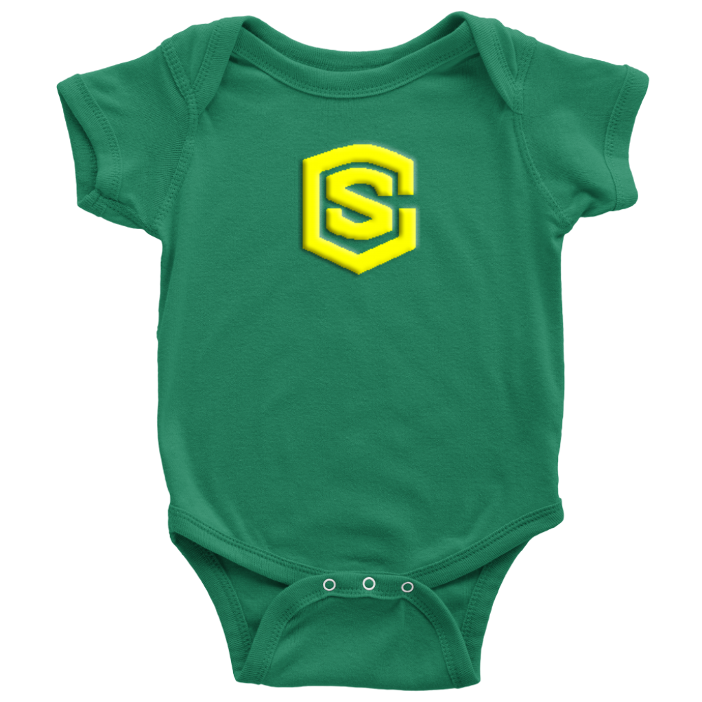 Baby Bodysuit WITH YELLOW LOGO