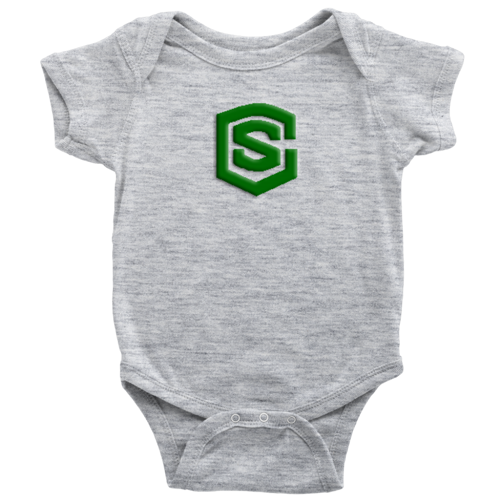 Baby Bodysuit WITH GREEN LOGO