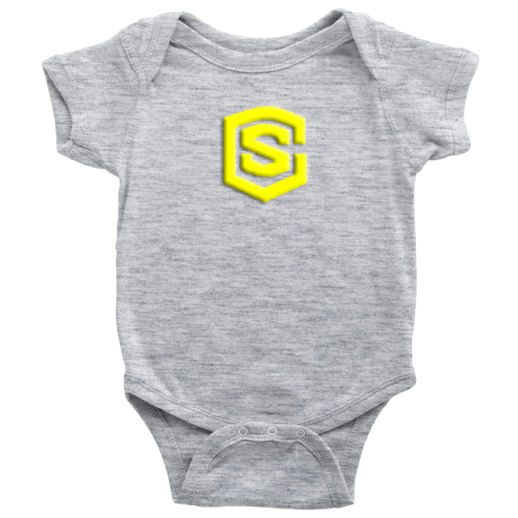 Baby Bodysuit WITH YELLOW LOGO