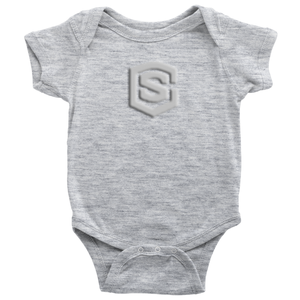 Baby Bodysuit WITH SILVER LOGO