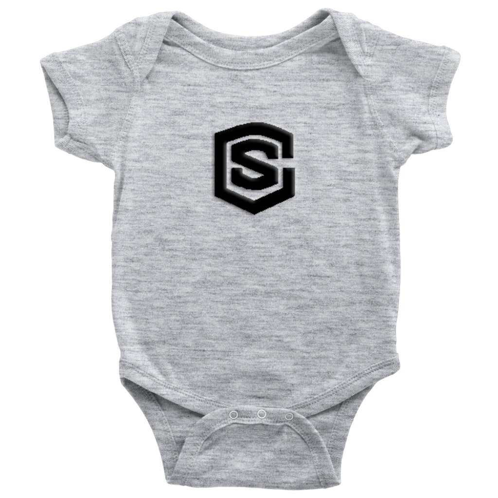 Baby Bodysuit WITH BLACK LOGO