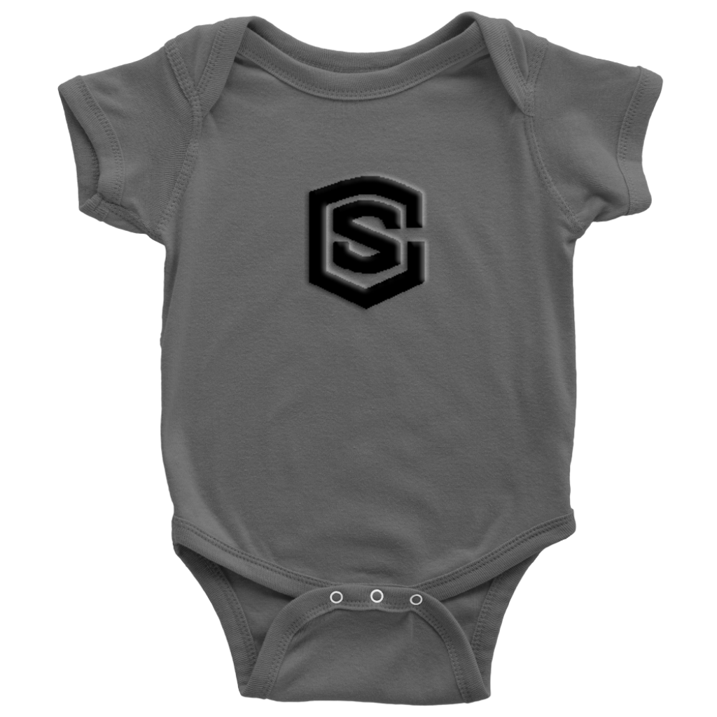 Baby Bodysuit WITH BLACK LOGO