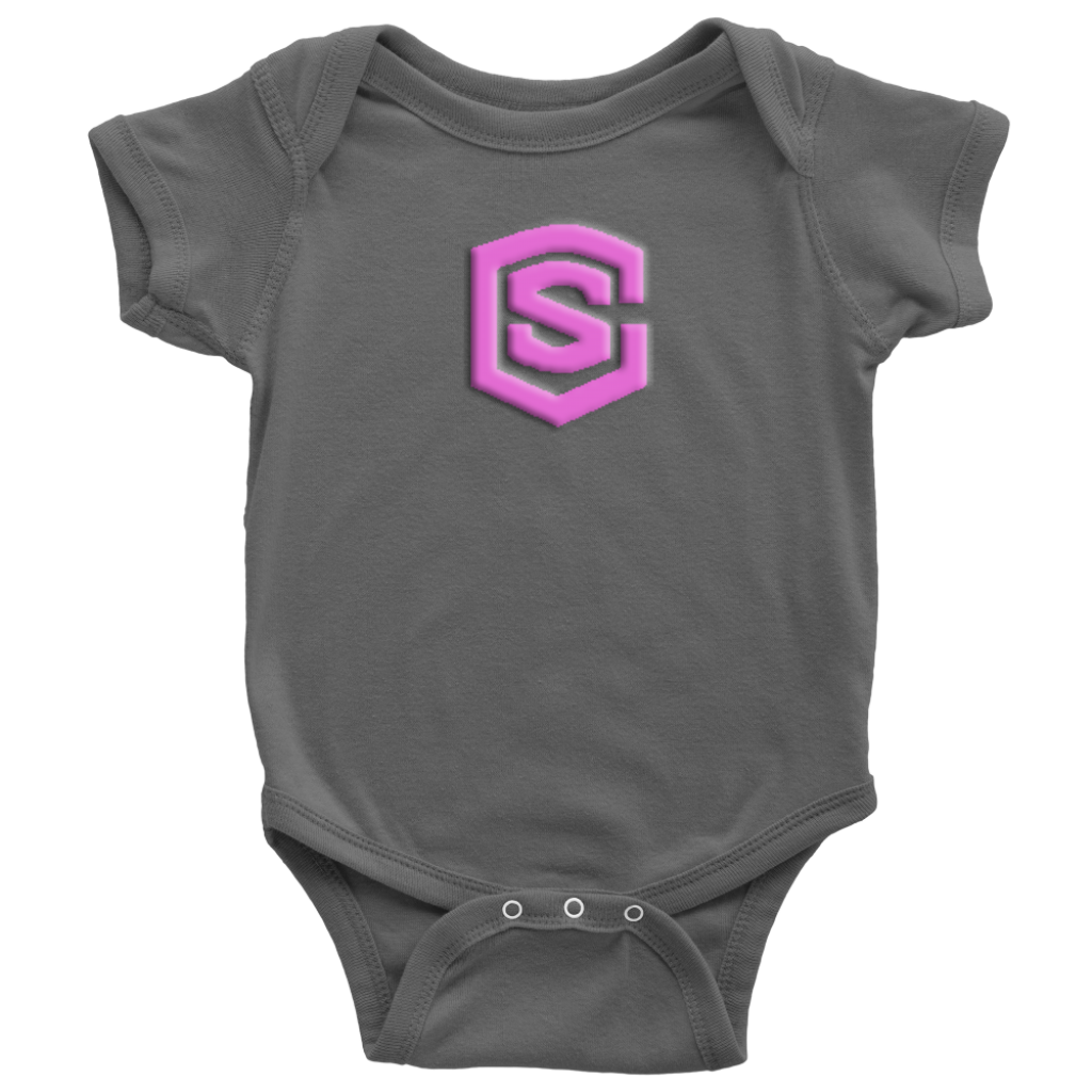 Baby Bodysuit WITH PINK LOGO