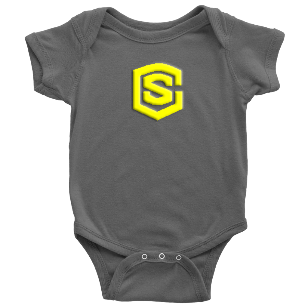 Baby Bodysuit WITH YELLOW LOGO