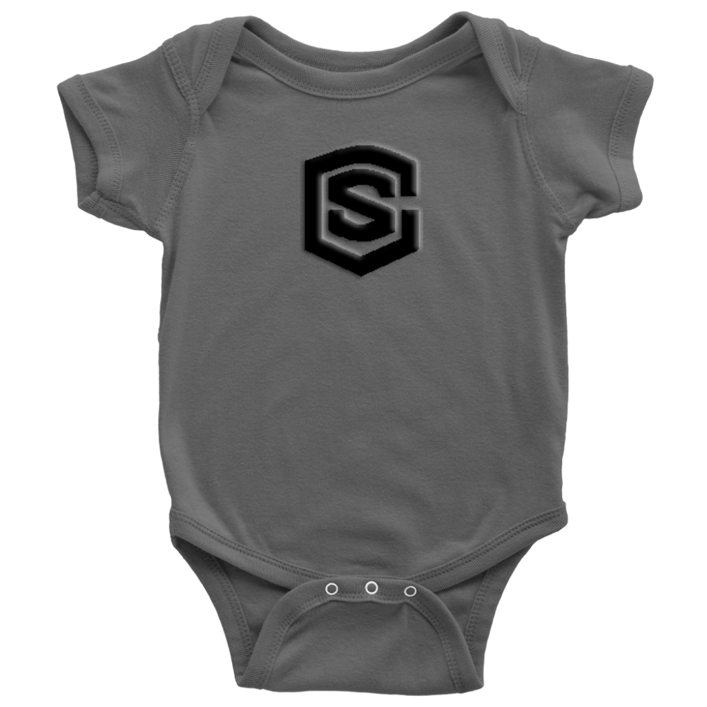 Baby Bodysuit WITH BLACK LOGO