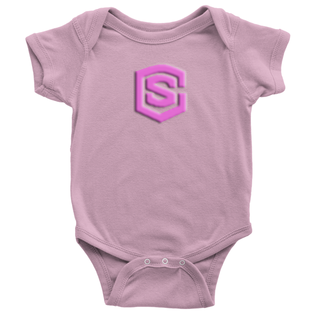 Baby Bodysuit WITH PINK LOGO