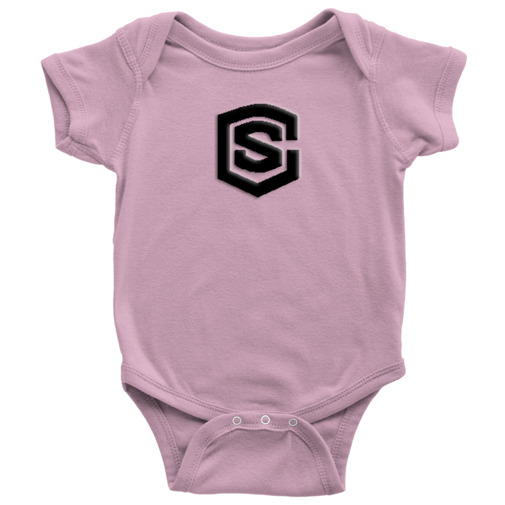 Baby Bodysuit WITH BLACK LOGO