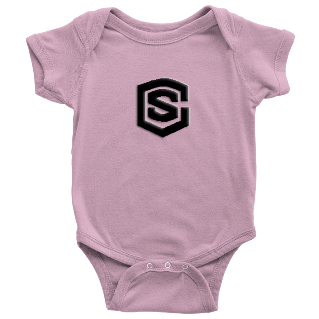 Baby Bodysuit WITH BLACK LOGO