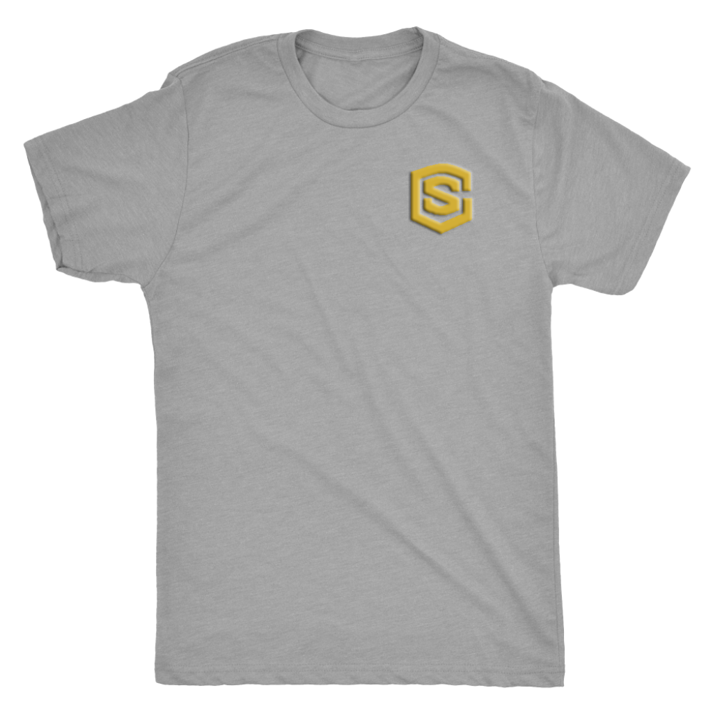 Next Level Mens Triblend WITH GOLD LOGO